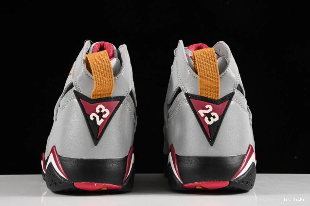 1st Kicks Jordan Cardinal 7 Air Reflective BV6281-006 0728